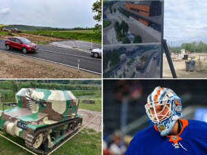 KVĚTEN NA DRBNĚ: Uzavírky v Jihlavě, válečné boje v Lukách a rozhovory o hokeji